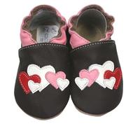 HOBEA-Germany Chaussures rampantes pour garçons et Filles dans différents modèles, Pointure:20/21 (12-18 Monate), Modèle de Chaussures:Cœurs