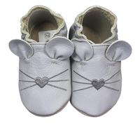 HOBEA-Germany Chaussures rampantes pour garçons et Filles dans différents modèles, Pointure:22/23 (18-24 Monate), Modèle de Chaussures:Souris Gris Clair