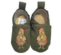 HOBEA-Germany Chaussures végétaliennes pour enfants RecyStep Mama poulet vert 22/23 Semelle antidérapante