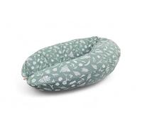 HOBEA-Germany Coussin d'allaitement 190 cm x 76 cm XXL Coussin de Grossesse Coussin pour Dormir sur Le côté avec Housse en Coton Biologique (forêt)