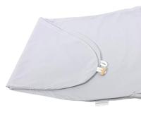 HOBEA-Germany Housse de Coussin d’Allaitement pour Oreiller d’Allaitement 190cm en différentes Couleurs et Dessins de (Gris)