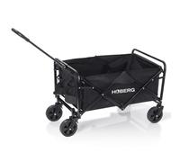 HOBERG Chariot Pliable avec Freins - Utilisable comme Chariot de Jardin, Chariot à Main et Chariot de Transport - Pliable - Idéal pour la Plage et comme Chariot de Jardin - Chariot Pliable pour Les