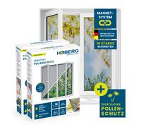 Hoberg Moustiquaire Protection Insectes Fenêtre 2er Set 150x130 CM