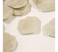 100 pétales de rose en toile effet lin naturel - hobi dek1022na Gris