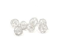 HOBI 12 Boules Deco Métal 2 cm Argent