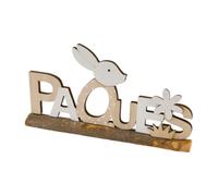 HOBI - Centre DE Table PAQUES Lapin BUCHETTE 10X20X2.5CM