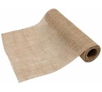 HOBI Chemin de Table en Toile de Jute Tissage Large 3m, Naturel