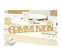 HOBI DÉCO Table Communion 30X5X1.2CM DÉGRADÉ Or