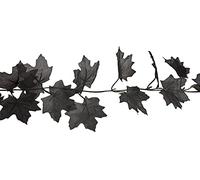 HOBI Guirlande DE Feuille ÉRABLE DE 170 CM Noire - Décoration spécial Halloween - Thème(s) : Black and White