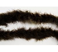 HOBI Guirlande de Table en Plumes Marron, 1.80 m.