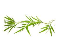 guirlande feuilles bambou artificielles 1.2m vert - hobi fgu4020 Vert