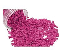 HOBI Lot de 800 GR de Gravillons décoratif coloré Fuchsia, de 2 mm à 4 mm, 2 boites, pour Déco de Table, Bougeoir, Vase