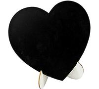 HOBI Mariage: Coeur Ardoise sur chevalet 18cm (x1) REF/DEK0010