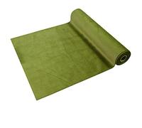 HOBI Tendances Fêtes - Chemin DE Table Velours UNI 28CMX3.5M Vert Olive