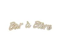 HOBI Tendances Fêtes - DÉCO Table Bois Lettres Bar À BIÈRE 30X6CM Naturel