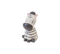 Hobi Tirelire RÉSINE ZÈBRE Jungle 18X10X10.5CM Blanc
