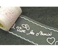 Hobi - Tulle "vive les mariés" - rose