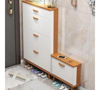 HOBIBA Armoire de rangement à chaussures, armoire à chaussures étroite, petit banc à chaussures, tabouret à chaussures pour les organiseurs de chaussures d'entrée (taille : 70 cm, couleur : B-24)