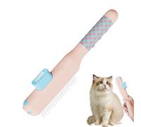 Hobngmuc Brosse À Poils D'Animaux Auto-Nettoyante, Outil De Mua Pour Chiens Et Chats, Brosse De Toilettage Démêlante Et AntiMue, Enlève Le Sous-Poil Lâche Et Les Poils