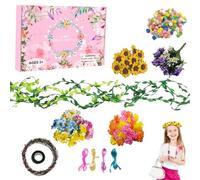 Hobngmuc Couronne de Fleurs de fée, Couronne de Fleurs - Attrayant Beau Bandeau de Fleurs de Couronne de fée,Couronnes de Fleurs en Vrac sans Danger pour Les fêtes d'anniversaire et Les Filles.