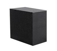Hobngmuc Cube purificateur d'eau pour aquarium, filtre d'aquarium, cube de purification de l'eau, filtration domestique et absorption Filtre à charbon actif pour aquarium - Noir 10 x 10 x 5 cm