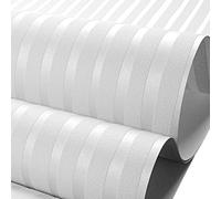 Hobngmuc Film Décoratif Rayé Simple,Papier Peint Décoratif à Rayures | Papier Peint Moderne Contemporain à Carreaux | Décoration Pour Chambre Séjour Appartement