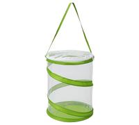 Hobngmuc Habitat À Papillons Escamotable - Cage en Maille Pliable avec Corde De Suspension | Design Aéré Et Facile À Nettoyer pour Études Naturelles, Sorties Scolaires & Cours De Sciences (16x20cm)