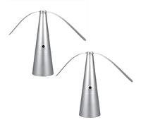Hobngmuc Lot De 2 Répulsifs Anti-Mouches, Ventilateur Anti-Mouche, Fly repellents Répulsifs Moustiques De Table Repoussent Les Ventilateurs Chasse Mouche pour Camping, Pique-Nique, Barbecue, Jardin