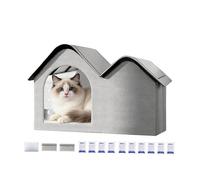Hobngmuc Maison rafraîchissante destinée aux Chats | Abri Pliant pour Chiens avec Poche de Glace - Maison pour Chiot avec Pack de Froid - pour Extérieur Intérieur Été Jardin Camping Voyage