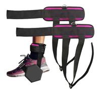 Hobngmuc Sangle de cheville haltère - Bande de musculation multifonctionnelle pour le bas du corps | Attache de chaussure de levage de poids réglable pour les entraînements de butin, les rebonds de