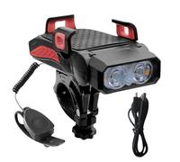 Hobngmuc Support de Téléphone pour Bicyclette | Étanche avec Phare LED et Porte-Téléphone,Chargeur USB Direct pour Cyclisme et Activités Extérieures