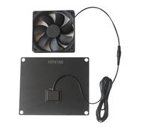 Hobngmuc Ventilateur D'Extraction Solaire, Ventilateur Solaire 30W, Solution De Refroidissement À Circulation D'Air Murale Silencieuse Pour Véhicule Récreatif, Salle De Bains,