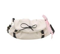 Hoboes Sac en cuir bandoulière Handabgs Styles Ballet Nœud Arc Livraison à l'épaule Cadeaux de Saint-Valentin pour femmes Petit sac à bandoulière Bowknot Portefeuilles pour femmes, Blanc.
