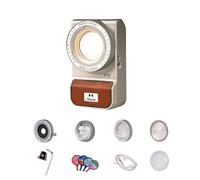 Hobolite Iris Kit de création de lumière LED portable avec écran LCD, contrôle par application, CRI/TLCI 96+, lumière bicolore, 2700-6500 K pour créateurs de contenu, 5 W