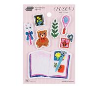 Hobonichi Sticky Note Tabs My Room, 7 designs, 140 notes adhésives, portable, pour planificateur Hobonichi