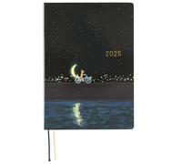 Hobonichi Techo 2025 HON [format A5/début janvier/planificateur] Hiroko Kubota : livraison croissant de lune