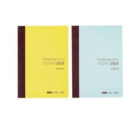 Hobonichi Techo 2025 Livre original [Japonais/A6/Début janvier/Début du lundi/6 mois x 2 livres/planificateur]