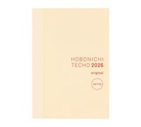Hobonichi Techo 2026 Livre original - A6, japonais, quotidien, début d'avril, début du dimanche, planificateur