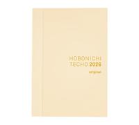Hobonichi Techo 2026 Livre original - Format A6 - Anglais, Quotidien, Début de janvier, Monday Start, Planificateur