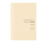 Hobonichi Techo 2026 Livre original - A6, japonais, quotidien, début d'avril, lundi, planificateur