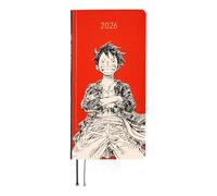 Hobonichi Techo 2026 Spring Weeks - Magazine ONE PIECE : Chapeau de paille Luffy (Rouge) (japonais, grand et mince, début d'avril)