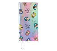 Hobonichi Techo 2026 Weeks - Candy Stripper : aléatoire chien et chat (Aurora) (anglais, grand et mince, début janvier)