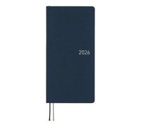 Hobonichi Techo 2026 Weeks MEGA - Couleurs : bleu cosmos (anglais, grand et mince, début janvier)