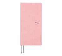 Hobonichi Techo 2026 Weeks MEGA - Couleurs : lait de fraise (anglais, grand et mince, début janvier)