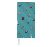 Hobonichi Techo 2026 Weeks MEGA Nœud papillon et cravate : dans la forêt (anglais, grand et fin, début janvier)