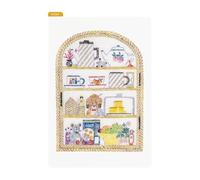 Hobonichi Techo Accessories - iyo Okumi - Planche à crayons Hobonichi pour format A6 (Happy Tea Time - Étagère à théière)