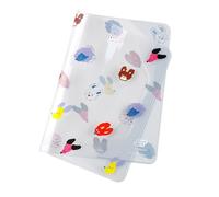 Hobonichi Techo Accessories Keiko Shibata Housse sur couverture [A6/pour double couverture] Oreilles de chien flottant dans le vent