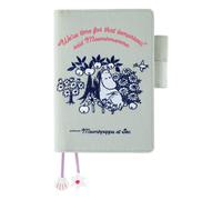 Hobonichi Techo Couverture de planificateur A6 - Moomin: My Yard (menthe pâle) (taille originale, couverture uniquement)