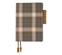 Hobonichi Techo Couverture de planificateur A6 - Tissu de chemise : plaid brumeux (taille originale, couverture uniquement)