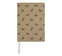 Hobonichi Techo HON A5 2026 Nœud papillon et cravate : chevaux au galop (anglais, planificateur de démarrage de janvier)